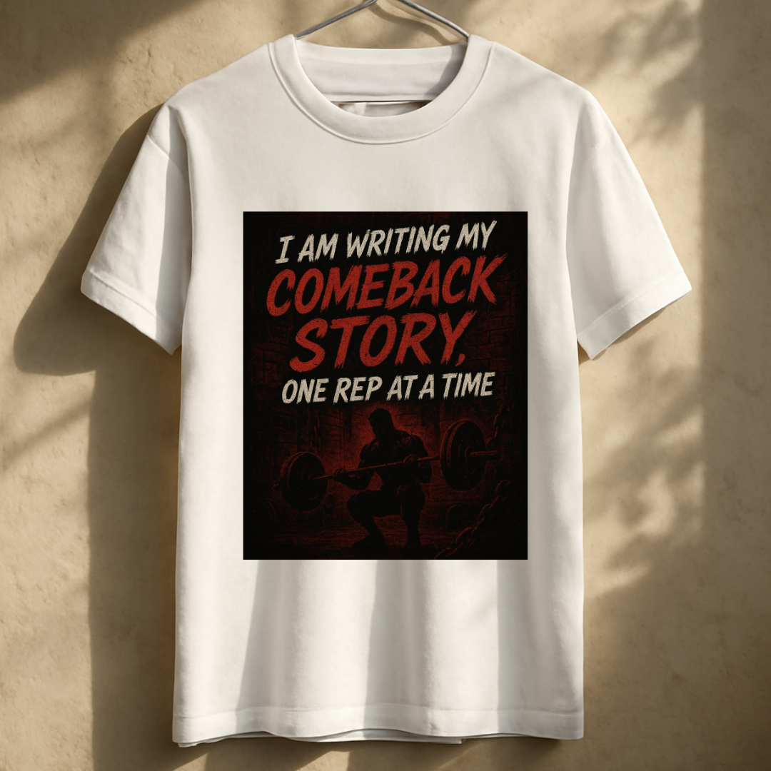 I am writing my comeback story, one rep at a time. Unisex Classic Crew T-Shirt