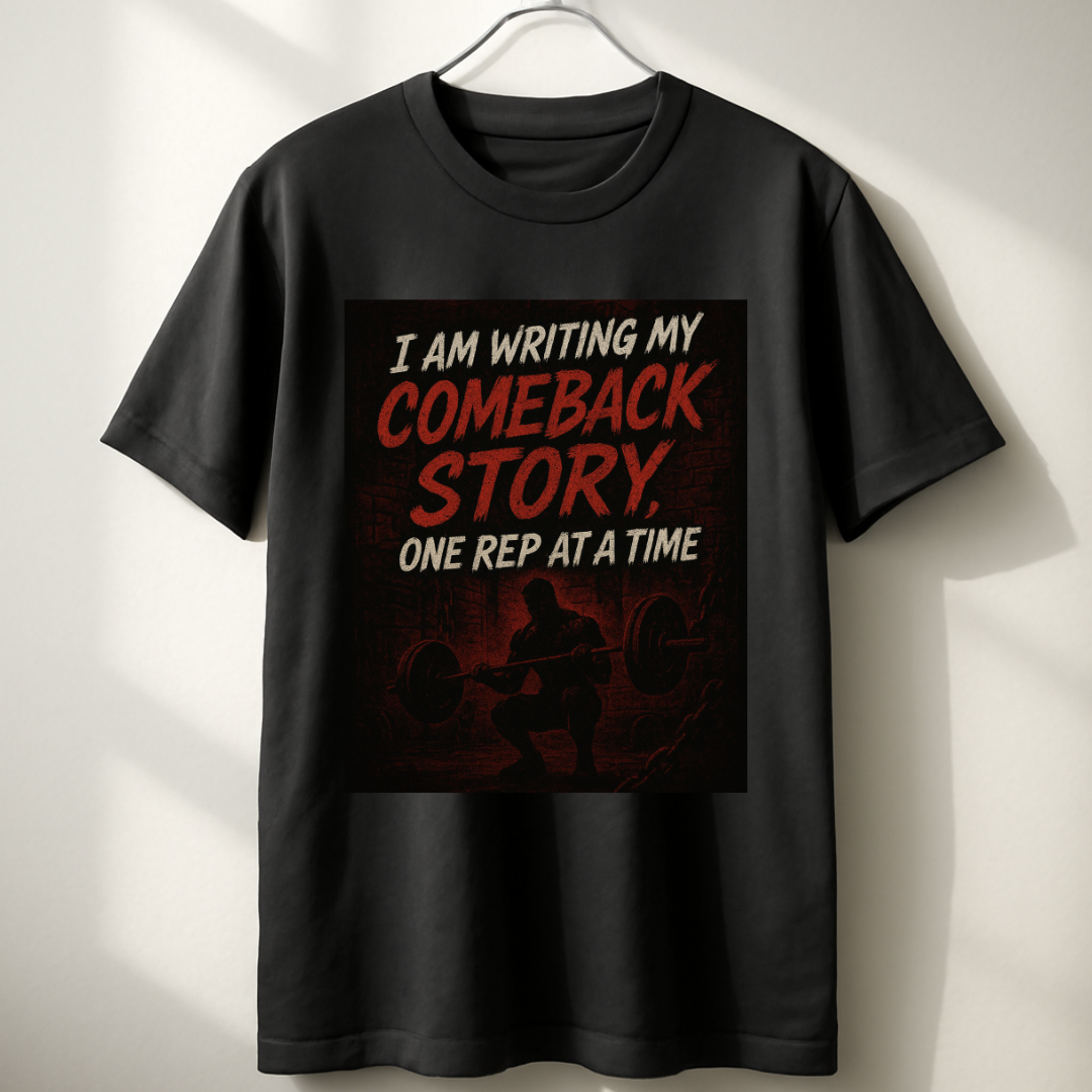 I am writing my comeback story, one rep at a time. Unisex Classic Crew T-Shirt