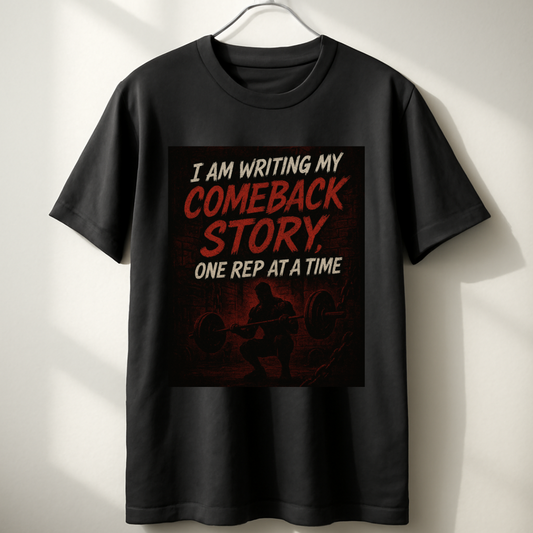 I am writing my comeback story, one rep at a time. Unisex Classic Crew T-Shirt