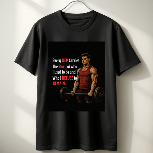Every REP carries the STORY of who I used to be and who I REFUSE to REMAIN. Unisex Classic Crew T-Shirt