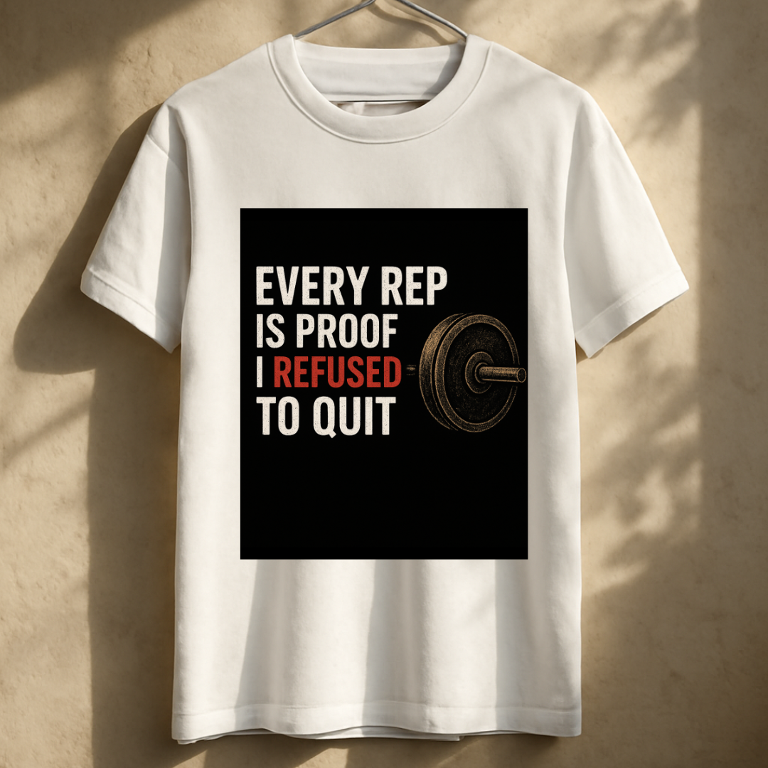 Every rep is proof I refused to quit. Unisex Classic Crew T-Shirt