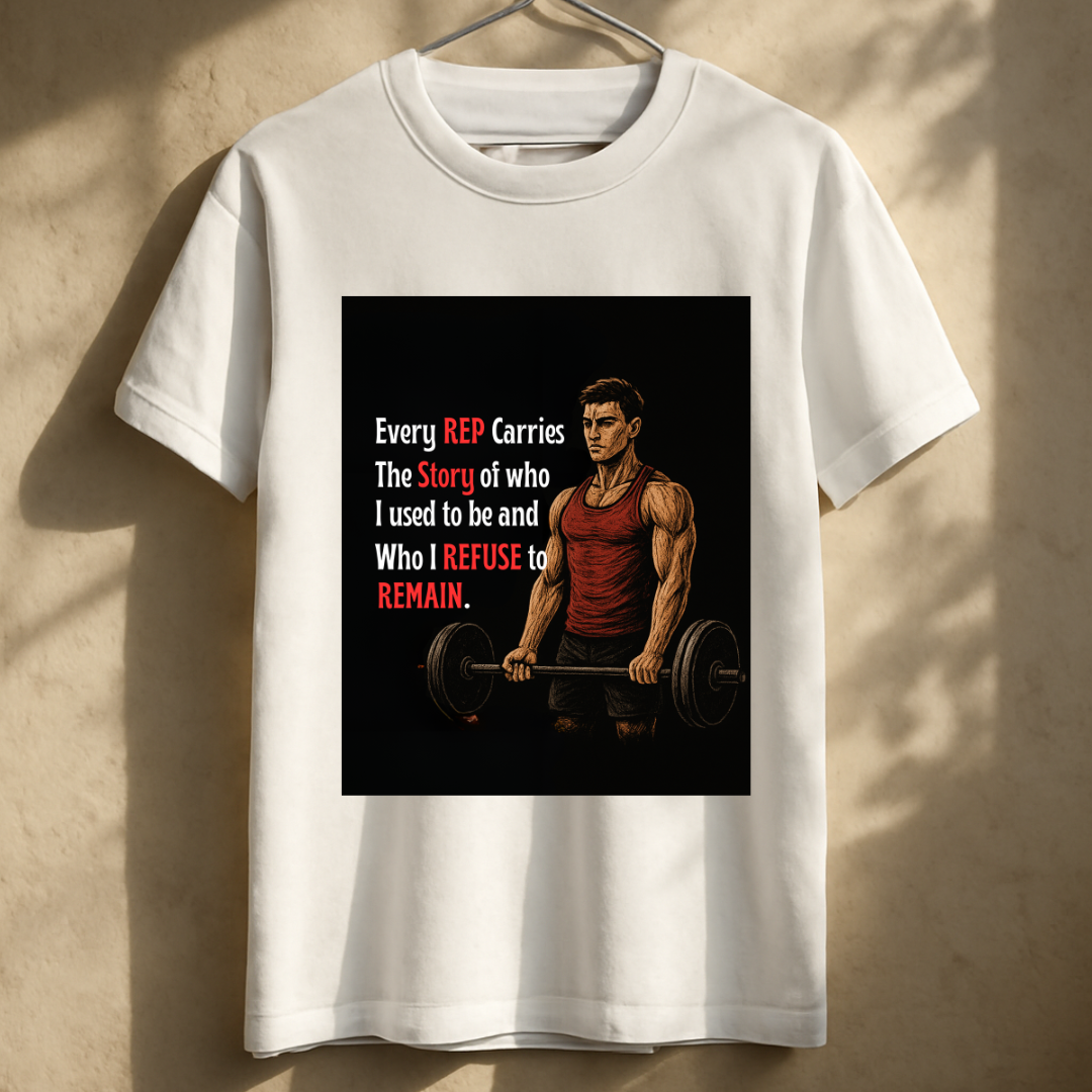 Every REP carries the STORY of who I used to be and who I REFUSE to REMAIN. Unisex Classic Crew T-Shirt
