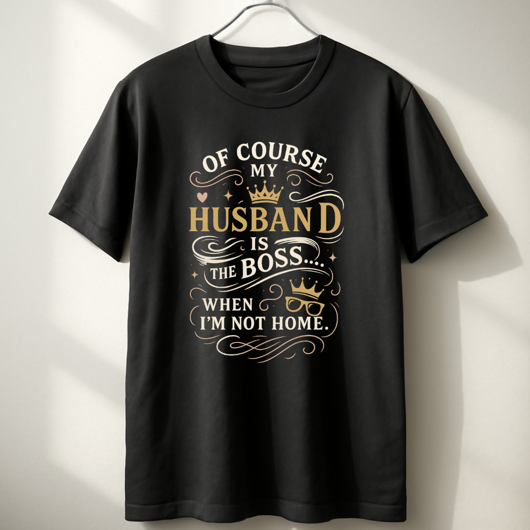 Of course my husband is the boss… when I’m not home. Classic Crew T-Shirt