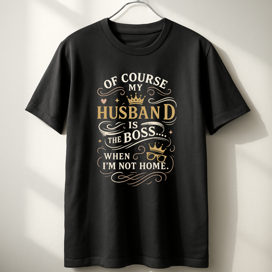 Of course my husband is the boss… when I’m not home. Classic Crew T-Shirt