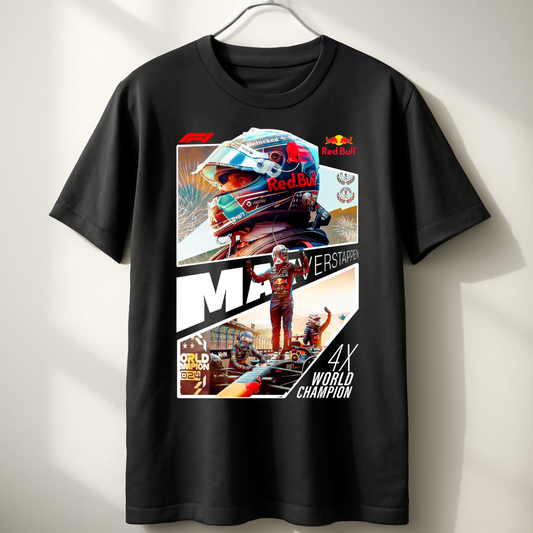 Max Verstappen World Champion Unisex Classic Crew T-Shirt