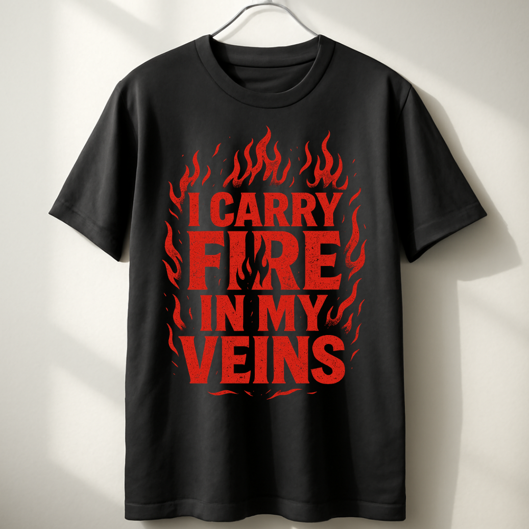 I Carry Fire In My Veins Unisex Classic Crew T-Shirt