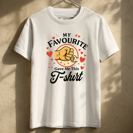 My Favourite Gave Me This T-Shirt Unisex Classic Crew T-Shirt