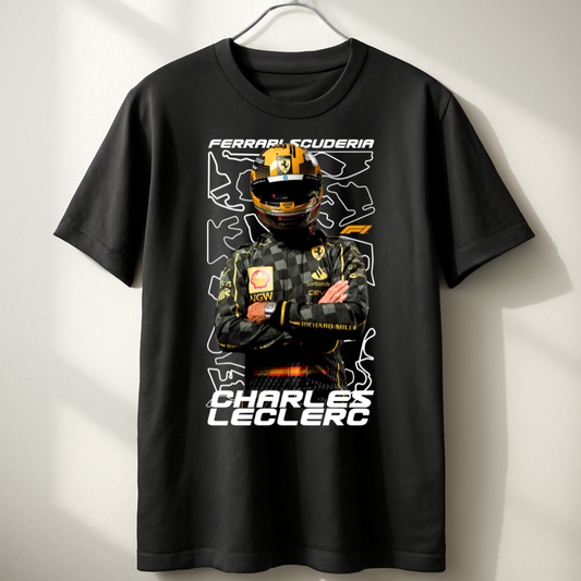 Charles Leclerc Fan Unisex Classic Crew T-Shirt